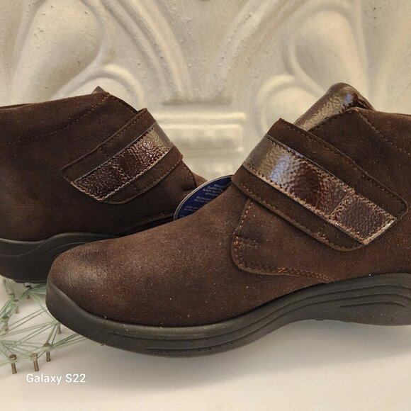 Romika MADERA - Ankle boots Brown Suede/ Patent Leather Size 36. NIB. US 5-5.5 - Picture 7 of 12